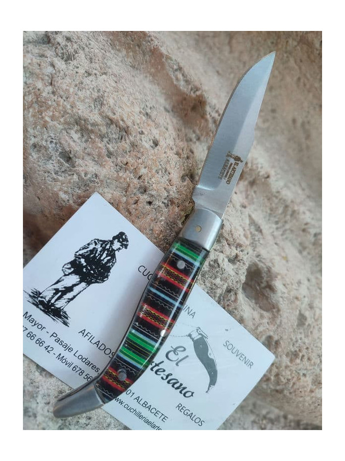 NOVEDAD NAVAJA MANCHEGA VERDE PEQUEÑA
